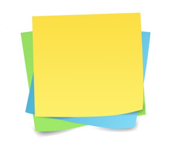 Colorful Stacked Paper Notes PSD web unique ui elements ui stylish sticky notes stacked notes quality psd original notes notepaper new modern interface hi-res HD fresh free download free elements download detailed design creative colorful notes clean   