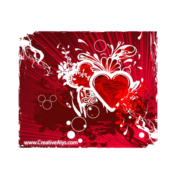 Red Grunge Floral Heart Abstract Background white web vector valentines unique ui elements stylish splatter red rays radial quality original new love interface illustrator high quality hi-res hearts HD grunge abstract background grunge graphic fresh free download free floral elements download detailed design creative bold background ai abstract   