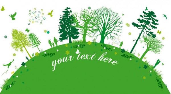 Green Earth Vector vectors vector graphic vector unique trees quality planet photoshop people pack original modern illustrator illustration high quality green fresh free vectors free download free flowers earth download creative butterflies birds ai   