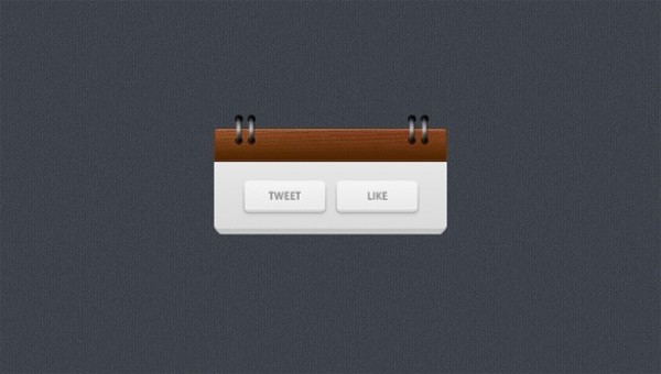 Little Social Notepad with Tweet/Like Buttons web unique ui elements ui tweet button tweet stylish social notepad quality psd original notepad new modern like button like interface hi-res HD fresh free download free elements download detailed design creative coil notepad clean   