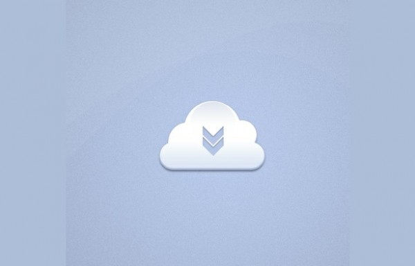 Cool Cloud Icon with Arrow PSD web unique ui elements ui stylish quality psd original new modern interface hi-res HD fresh free download free elements download detailed design creative cloud icon cloud clean arrow   