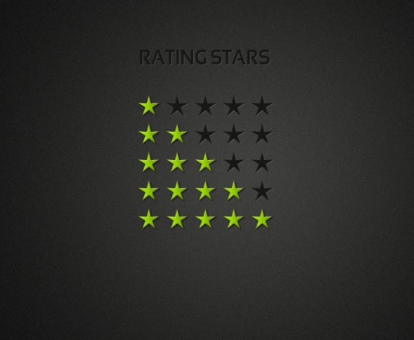 Sharp Style Star Rating PSD web unique ui elements ui stylish stars star rating set rating stars quality psd original new modern interface hi-res HD green fresh free download free elements download detailed design creative clean black   