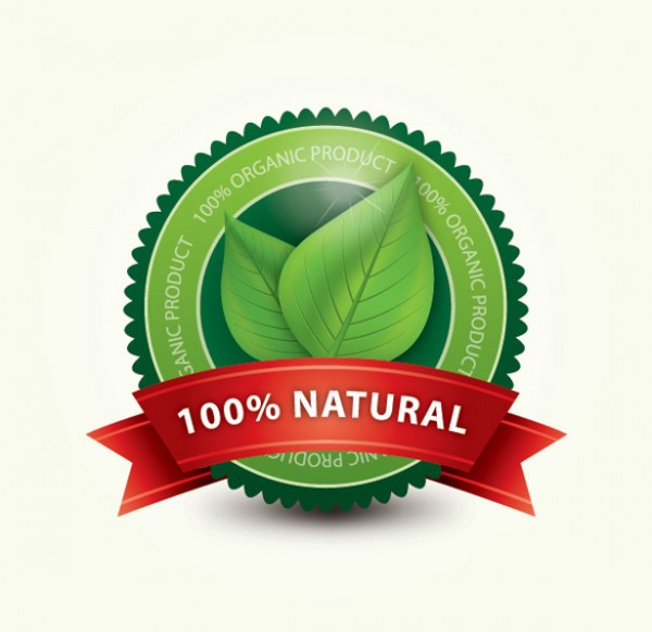 100% Organic Natural Leaf Label vectors vector graphic vector unique quality product photoshop pack original organic natural modern leaves leaf label illustrator illustration high quality fresh free vectors free download free ecology eco download creative ai   