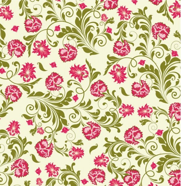 Lovely Red Floral Pattern Vector Background web vintage vector unique swirling stylish red flowers quality pattern original new leaves illustrator high quality graphic fresh free download free flowers floral pattern floral eps download design creative carnations background   