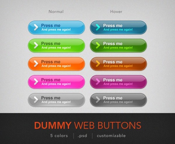 10 Glassy Colorful Web Buttons Set PSD web unique ui elements ui stylish set quality psd original normal new modern interface hover hi-res HD glassy fresh free download free elements download detailed design creative colors colorful clear clean candy buttons   
