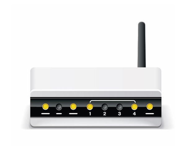 Wireless Vector ADSL Modem Router white web vector unique ui elements stylish router quality original new modem router modem lights interface illustrator high quality hi-res HD graphic fresh free download free eps elements download detailed design creative antennae antenna   