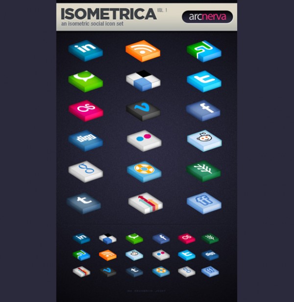 Clean Isometric Social Icon Set web vectors vector graphic vector unique ultimate ui elements social icons social quality psd png photoshop pack original new modern jpg isometric social icons illustrator illustration icons ico icns high quality hi-def HD fresh free vectors free download free elements download design creative ai   