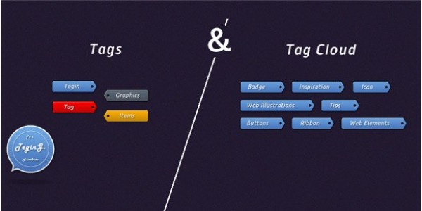 Cool Tag Cloud UI Elements Set PSD web unique ui elements ui tags tag cloud stylish set quality original new modern interface hi-res HD fresh free download free feature tags elements download detailed design creative clean blue tags blue   