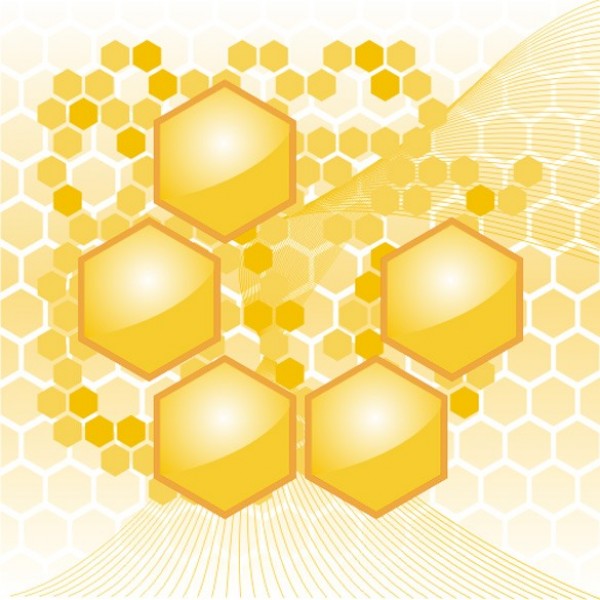 Honeycomb Hexagon Abstract Vector Background yellow web vector unique ui elements stylish quality original new interface illustrator honeycomb honey high quality hi-res hexagon HD graphic fresh free download free eps elements download detailed design creative cdr background ai abstract   