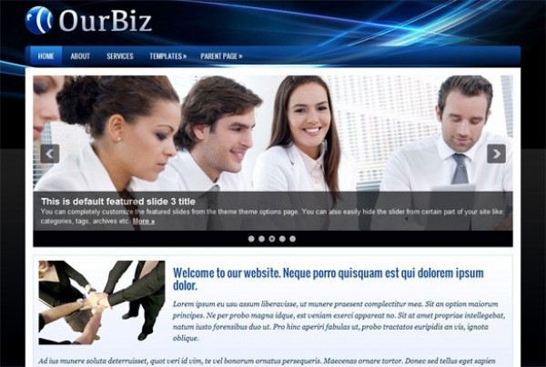 OurBiz WP WordPress Theme Website wp wordpress widgets website webpage web unique ui elements ui theme stylish quality portfolio ourbiz original new modern interface hi-res HD fresh free download free elements download detailed design creative clean business ad spaces   