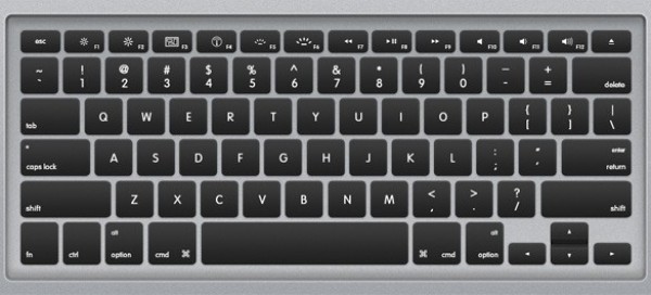 Detailed Vector Keyboard Layout PSD web vector unique ui elements ui stylish quality psd original new modern layout keyboard interface hi-res HD fresh free download free elements download detailed design dark creative computer clean black   