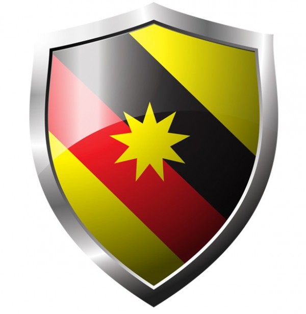 Sarawak Emblem yellow vector sarawak red emblem black   