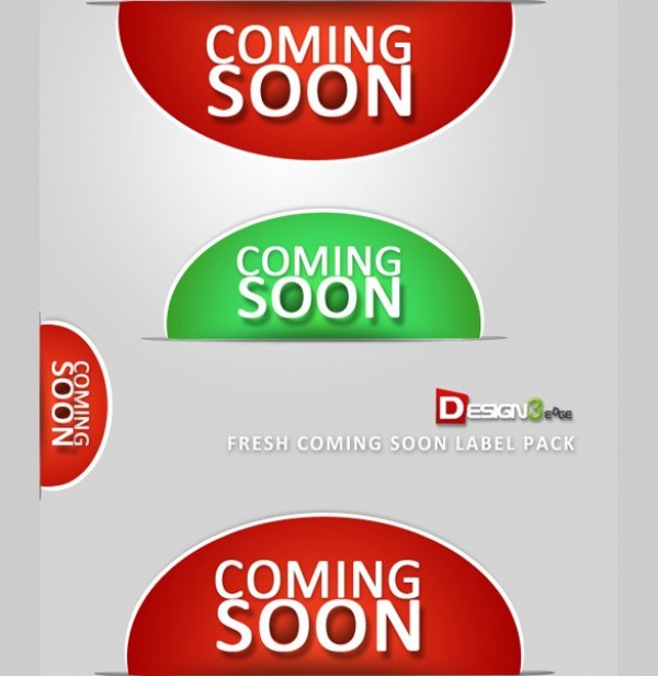 Bright Coming Soon Label Elements Set web unique ui elements ui stylish simple set red quality pack original new modern label interface hi-res HD green fresh free download free elements download detailed design creative coming soon label Coming Soon clean   