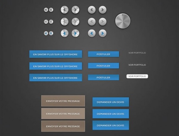 Noveo Web UI Buttons Kit - Fireworks PNG web unique ui elements ui stylish set round metal buttons quality player buttons set player original new modern metal buttons interface hi-res HD fresh free download free fireworks png elements download detailed design creative clean buttons brown blue   