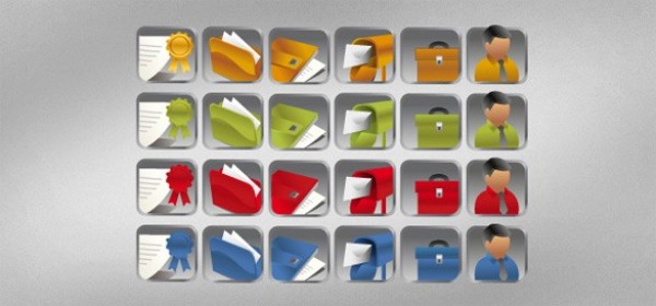 24 Attractive Office Desktop Vector Icons Set web vector user unique ui elements stylish set quality portfolio original office new mail interface illustrator icons high quality hi-res HD graphic fresh free download free file eps elements download documents diploma detailed desktop design creative briefcase avatar   