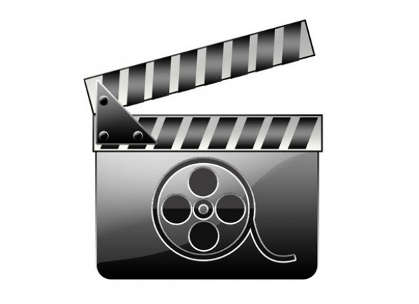 Sleek Clapboard Film Video Icon PSD web video icon video unique ui elements ui stylish quality psd original new movies modern interface icon hi-res HD fresh free download free film reel film elements download detailed design creative clean clapboard black   