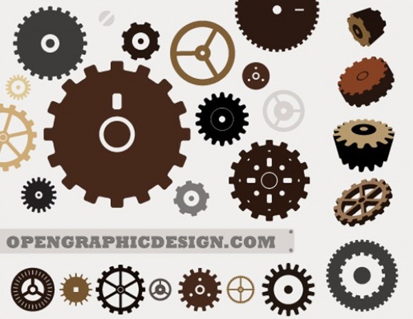 Motion Teamwork Technology Vector Gears Set wheel web watches vector unique ui elements tools technology stylish quality original new machinery interface industrial illustrator high quality hi-res HD graphic gears gear fresh free download free elements download detailed design creative   