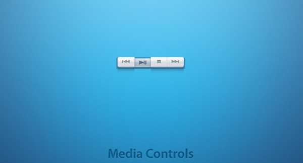 Minimal 3D Media Controls Interface PSD web unique ui elements ui stylish quality psd player Play original new music modern minimal media controls interface hi-res HD fresh free download free elements download detailed design creative clean audio 3d   