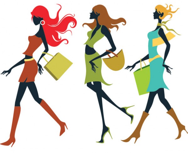 Girls Off to Shop Vector Illustration web vectors vector graphic vector unique ultimate shopping bags shopping shop quality photoshop pack original new modern illustrator illustration high quality girls fresh free vectors free download free fashion download design creative beauty ai   