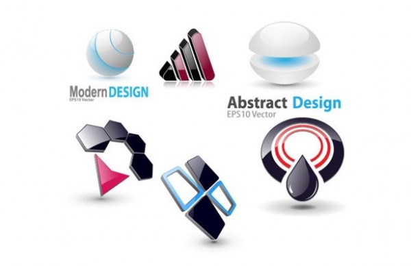 6 Glossy Vector 3D Graphics Logo Shapes web vector shapes vector unique ui elements stylish shapes quality original new logotype logos logo interface illustrator high quality hi-res HD graphic glossy fresh free download free elements download detailed design creative abstract 3d   