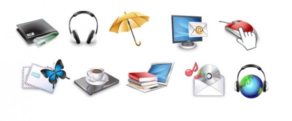 20 Quality Office Theme Vector Icons Pack web vector unique ui elements stylish quality original office new music mouse mail laptop interface illustrator icons high quality hi-res headphones HD graphic fresh free download free elements download detailed design creative computer coffee business books   