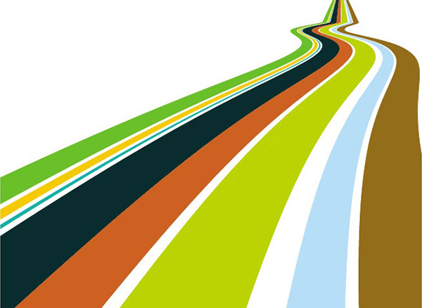 3D Road Perspective Color Lines Background vector stripes road perspective lines hiway highway free download free colorful background 3d   