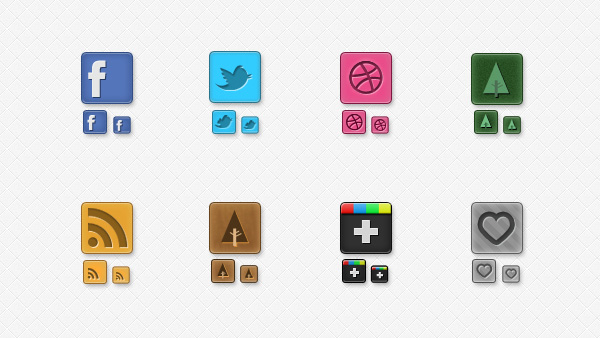 24 Fabulous Social Networking Icons Set web vector unique ui elements twitter stylish square social media icons social icons set social set rss rounded quality psd pack original new networking interface illustrator icons high quality hi-res HD graphic google fresh free download free Forrst facebook elements dribbble download detailed design creative   