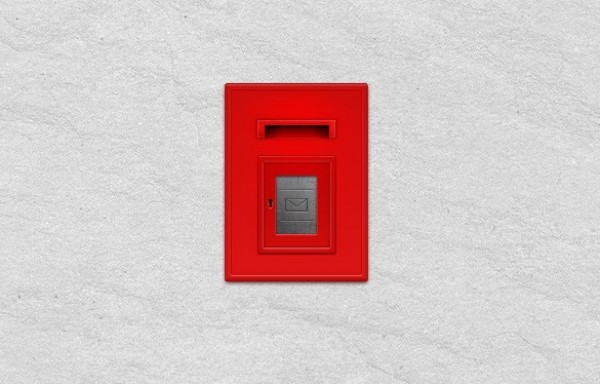 Red Post Box Contact Icon PSD web unique ui elements ui stylish simple red quality post icon post box icon original new modern interface hi-res HD fresh free download free elements download detailed design creative contact icon contact clean button   