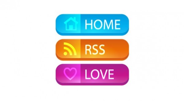 3 Chunky 3D Web UI Buttons Vector Set web vector unique ui elements stylish set rss quality original new love interface illustrator home high quality hi-res heart HD graphic fresh free download free elements download detailed design creative chunky buttons ai 3d   