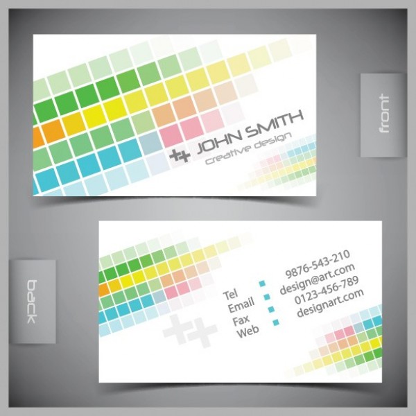 Diagonal Blocks Business Card Vector Template web visiting vector unique ui elements stylish squares quality presentation original new interface illustrator high quality hi-res HD graphic geometric front fresh free download free elements download diagonal detailed design creative card business card blocks back abstract   
