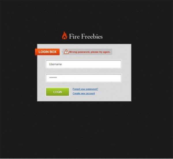 Clean Coded Login Form CSS/HTML web unique ui elements ui stylish quality panel original orange new modern modal login interface html hi-res HD fresh free download free form elements download detailed design css creative corner ribbon coded clean box   