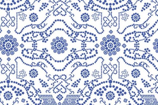 Intricate Dotted Vector Pattern Background white web vintage vector pattern vector unique ui elements stylish seamless quality pattern original new interface illustrator high quality hi-res HD graphic fresh free download free floral eps elements download dotted dots detailed design dainty creative blue background   