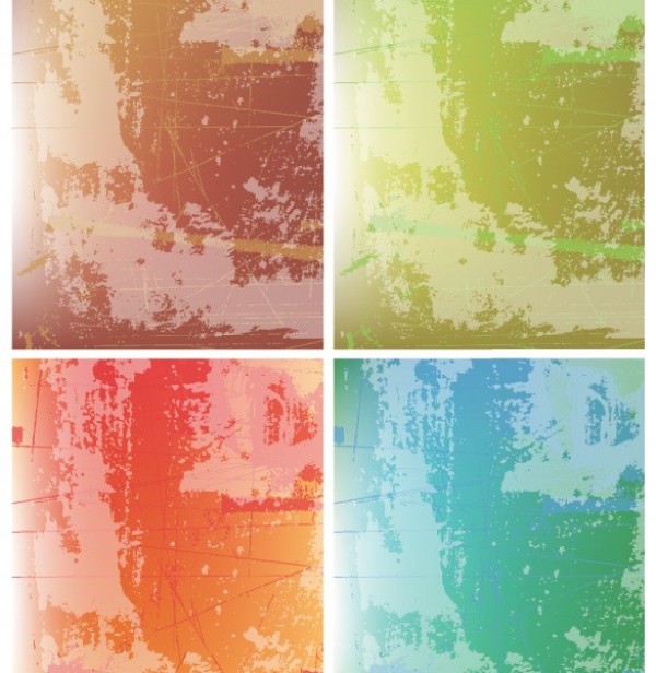 12 Color Washed Grunge Vector Backgrounds web washed out vector unique stylish scratched quality original illustrator high quality grungy background grunge graphic fresh free download free download design creative colors colorful background   