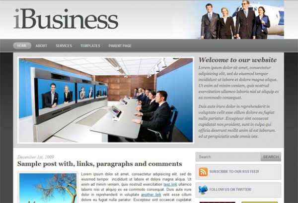 iBusiness WP WordPress Theme Website wp wordpress website webpage web unique ui elements ui theme stylish quality php original new modern interface html hi-res HD fresh free download free elements download detailed design css creative clean   