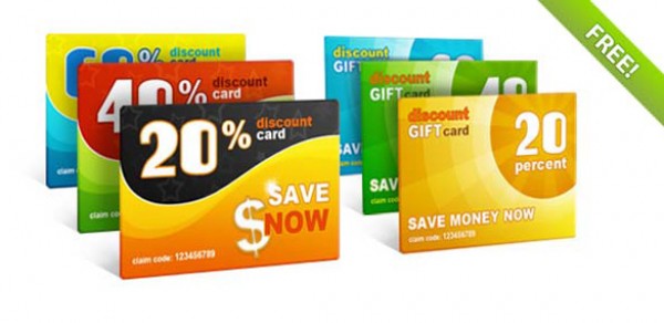 6 Colorful Discount Gift Cards PSD web vectors vector graphic vector unique ultimate ui elements templates sale quality psd png photoshop percentage percent pack original new modern jpg illustrator illustration ico icns high quality hi-def HD fresh free vectors free download free elements download discount cards discount design customer creative colorful card ai   