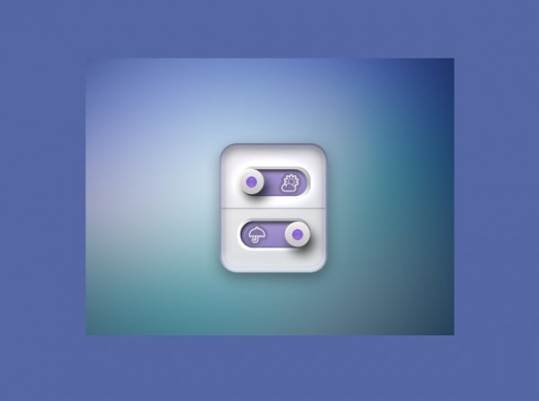 Double Purple Toggle Switch Interface PSD web unique ui elements ui toggles toggle switch switch sun stylish settings set rain quality purple psd original on/off switch new modern interface icons hi-res HD fresh free download free elements download detailed design creative clean casing   