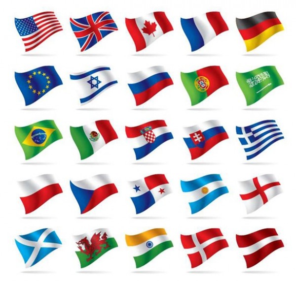 25 World National Flag Vector Set world flags world web vector usa US flag unique ui elements symbol stylish set quality original new nations national symbol national interface illustrator high quality hi-res HD graphic fresh free download free flags elements download detailed design creative country countries Canada Britain   