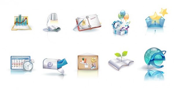 10Quality Business Office Vector Icons Set web vector unique ui stylish quality original office icons office notebook new mail internet interface illustrator icons icon high quality hi-res HD graphic gift box fresh free download free elements download detailed design creative calendar business icons business balloons   