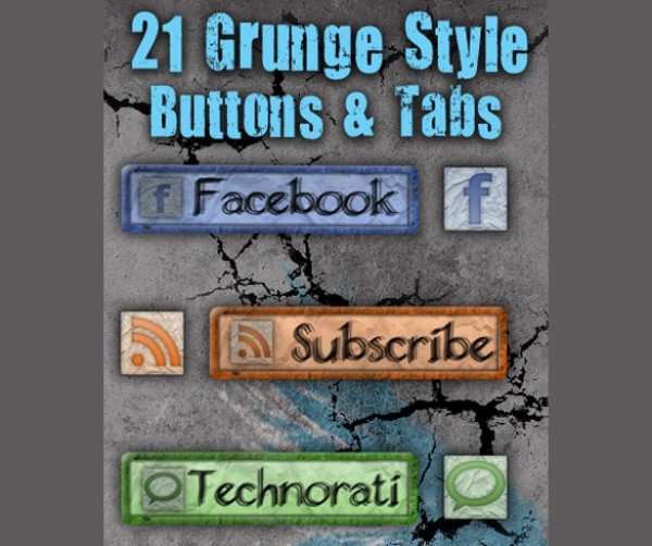 10 Grunge Style Social Media Buttons & Tabs web unique ui elements ui tabs stylish social set quality original new networking modern media interface hi-res HD grungy grunge fresh free download free follow me elements download detailed design creative clean buttons booking   