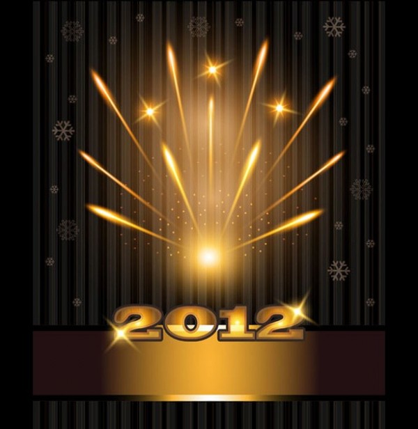 New Year 2012 Fireworks Vector Background year web vector unique stylish quality original new year 2012 illustrator high quality graphic fresh free download free Fireworks explosion download design creative celebration background 2012   