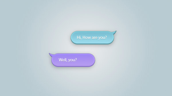 2 Quirky 3D Chat Bubbles Set PSD web unique ui elements ui stylish speech bubbles set quality purple psd original new modern interface hi-res HD fresh free download free elements download dialogue boxes detailed design creative clean chat bubbles blue 3d   