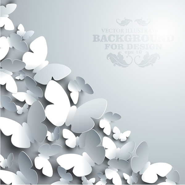 White Paper Butterflies Background white vector paper free download free cutout butterfly butterflies background   