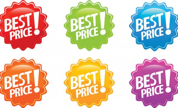 6 Color Variation Circular Discount Tag yellow vector toothed tag red purple psd price pack orange green free vectors free photoshop resources free downloads eps discount circular circle blue ai   