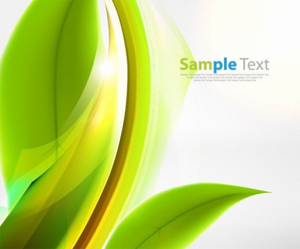 Fresh Green Nature Abstract Vector Background web vector unique stylish spring quality original organic nature leaves illustrator high quality green graphic fresh free download free eps eco download design creative background abstract   