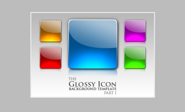 Glossy Square Icon Background Template Set web unique ui elements ui template stylish square simple quality original new modern interface icons hi-res HD glossy glass fresh free download free elements download detailed design creative colorful clean   