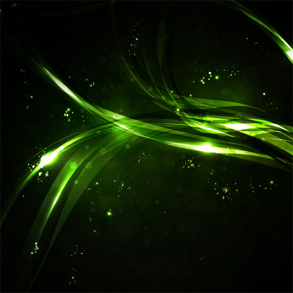 Green Space Waves Abstract Background web waves vector unique ui elements stylish space quality original new nature lines interface illustrator high quality hi-res HD green graphic glowing fresh free download free flowing elements download detailed design creative black background abstract   