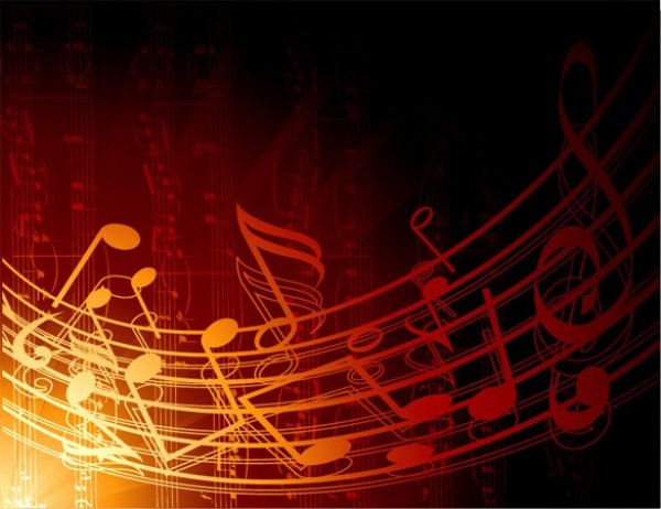 Musical Notes Abstract Vector Background web vector unique stylish staff sheet music quality original orange notes musical notes musical music illustrator high quality graphic fresh free download free eps download design creative background abstract   