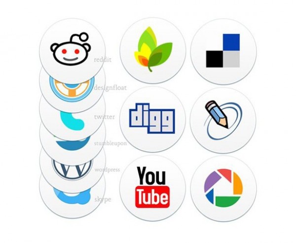 39 Round Paper Social Media Icons Set web unique ui elements ui stylish social media icons social icons simple set round quality paper pack original new modern interface icons hi-res HD fresh free download free elements download detailed design creative clean   