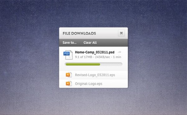 Minimal Download Widget & Progress Bar PSD web unique ui elements ui stylish quality psd progress bar original new modern interface hi-res HD fresh free download free elements download widget download detailed design creative clean   