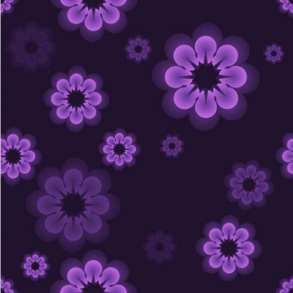 Purple Glow Flowers on Dark Background web unique ui elements ui stylish quality purple pattern pat original new modern interface hi-res HD glowing fresh free download free flowers floral elements download detailed design dark creative clean black background   